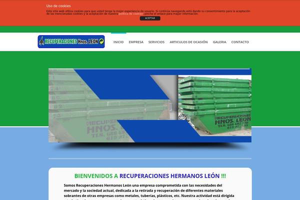 recuperacionesleon.com site used Recuperacionesleon