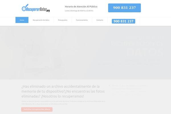 recuperardatos.org site used Css