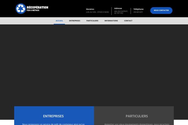 Realfactory-child theme site design template sample