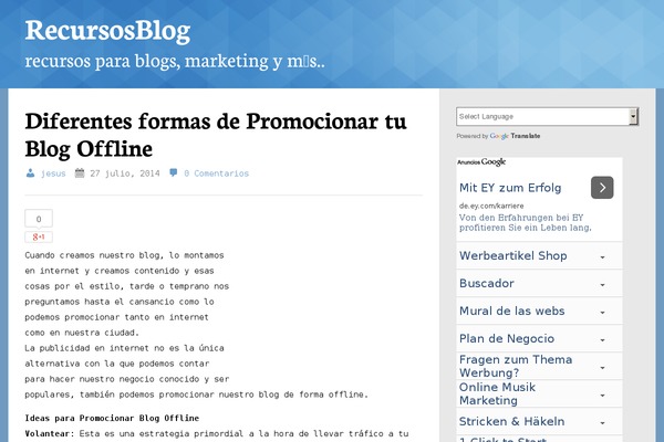 recursosblog.es site used Follet