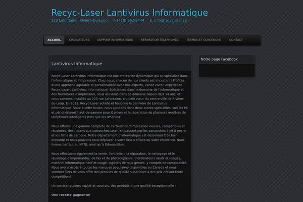Parament theme site design template sample