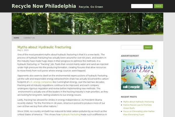 RCG Forest theme site design template sample