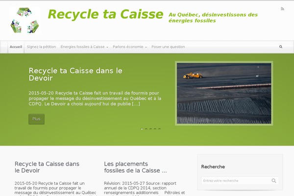 Site using Carousel Horizontal Posts Content Slider plugin