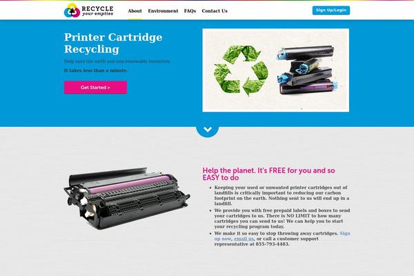 recycleyourempties.com site used Rye