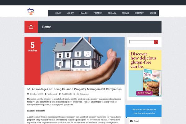 Terrifico theme site design template sample