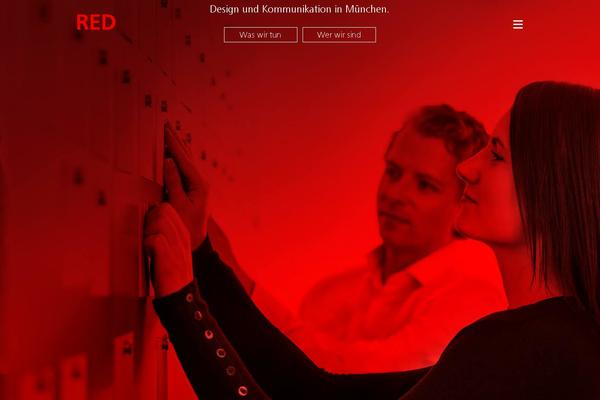 red.de site used Red-theme