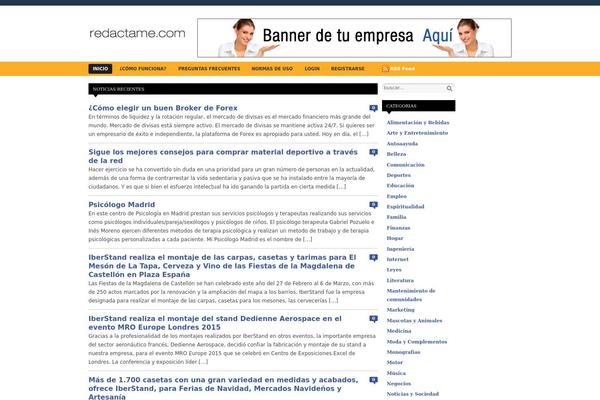 Site using Folding Category List (FoCaL) plugin