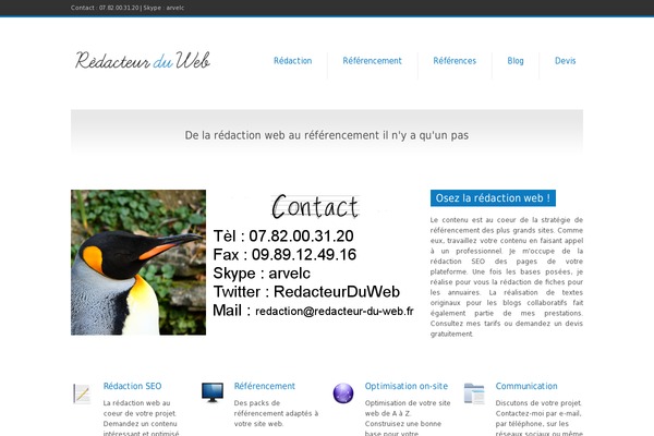 redacteur-du-web.fr site used Walker-charity