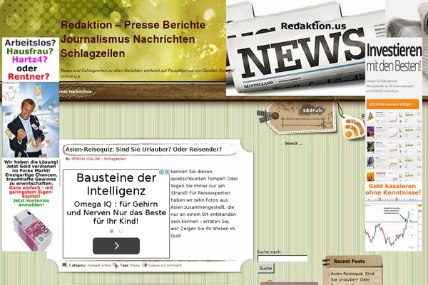 redaktion.us site used Paper-craft