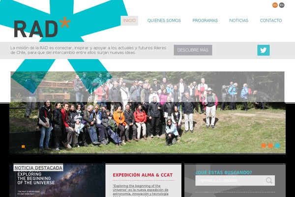 RAD theme site design template sample