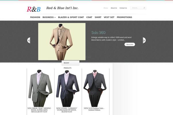 Boutique theme site design template sample