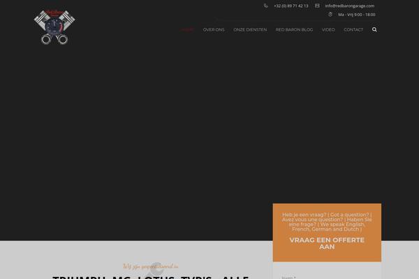 Mechanic theme site design template sample