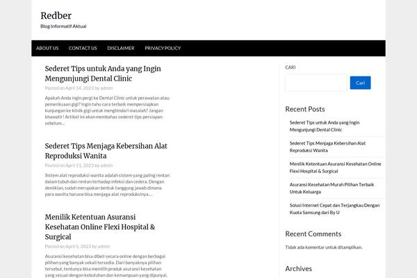 NewsPaperly theme site design template sample