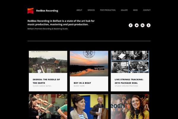 Redbox theme site design template sample