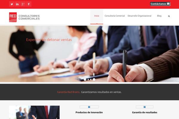 Sereno theme site design template sample