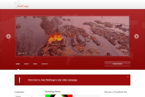Aid theme site design template sample