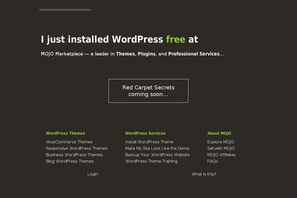 Icon theme site design template sample