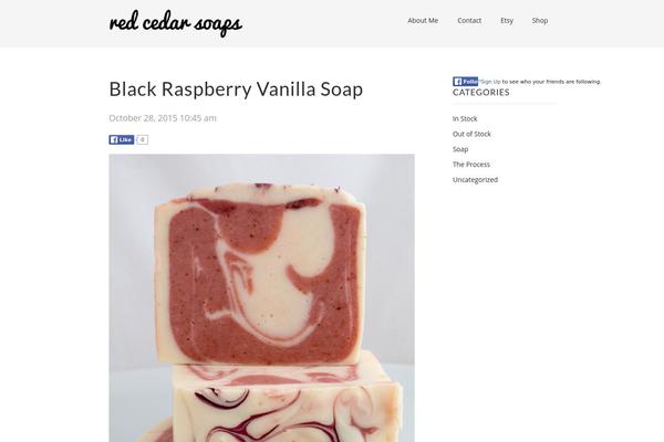 redcedarsoaps.com site used Farad