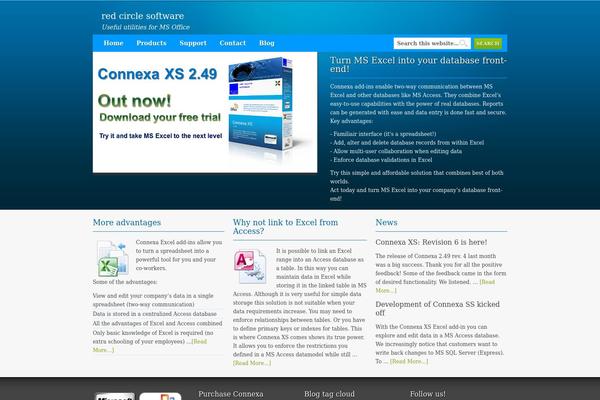 Metric theme site design template sample