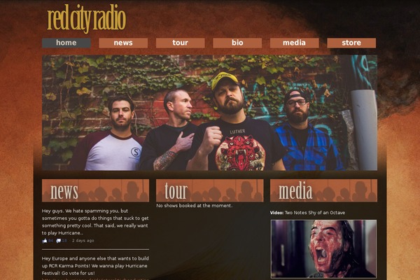 Site using Recent Facebook Posts plugin