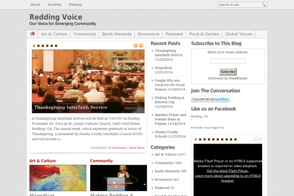 BlogNews theme site design template sample