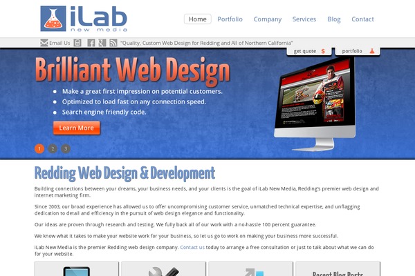 Rebirth theme site design template sample