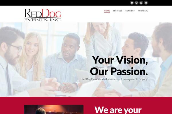 inFocus theme site design template sample