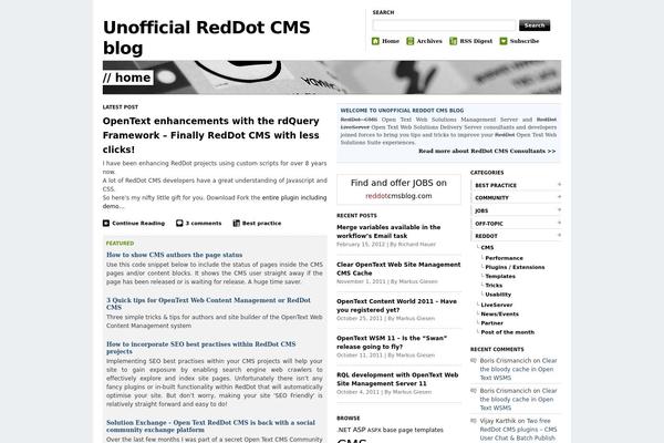Site using Democracy plugin