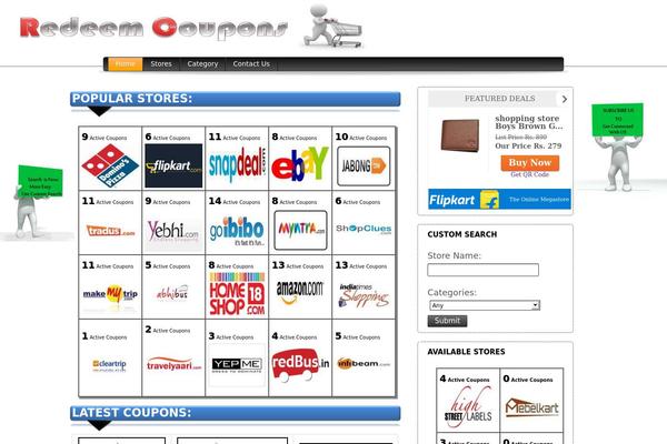 Orange and Black theme site design template sample