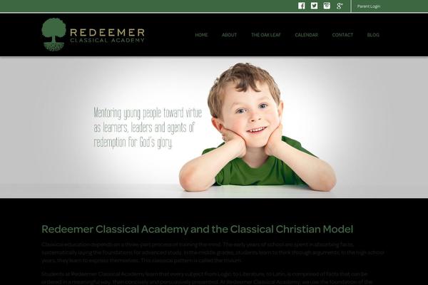 Rca theme site design template sample