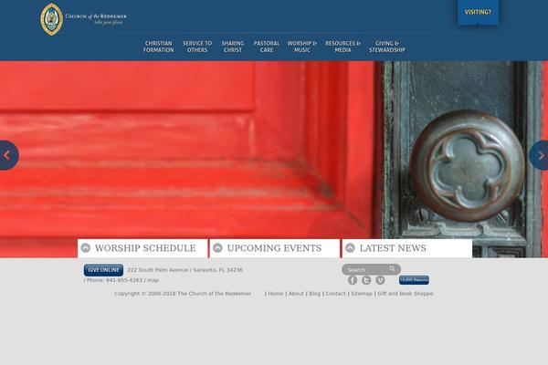 redeemersarasota.org site used Redeemer