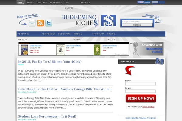 Site using Reduce Bounce Rate plugin