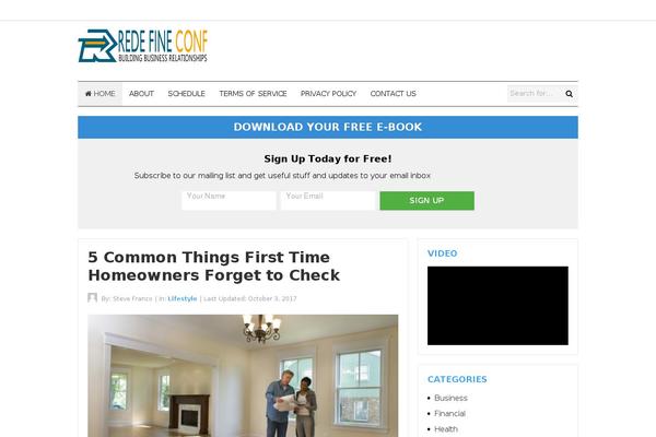 redefineconf.com site used Beginner-child