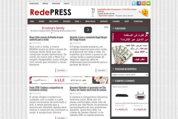 NewsPlanet theme websites examples