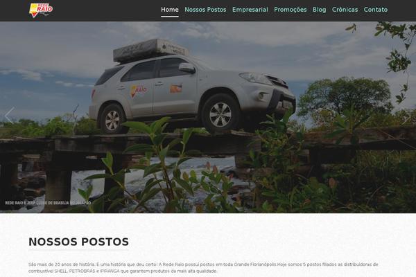 One Pager theme site design template sample