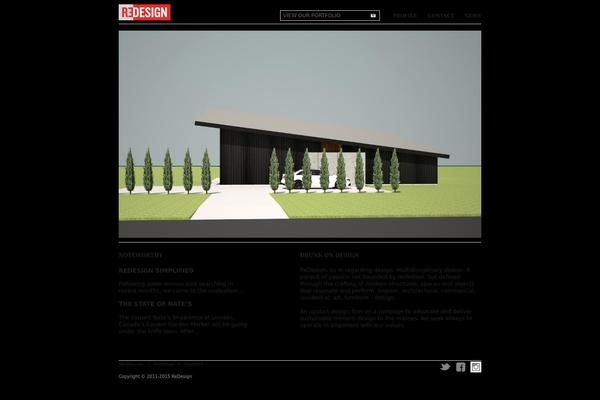 Redesign theme site design template sample