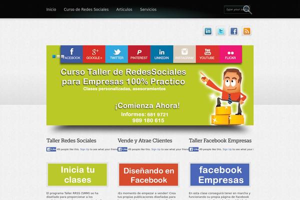 Boldy theme site design template sample