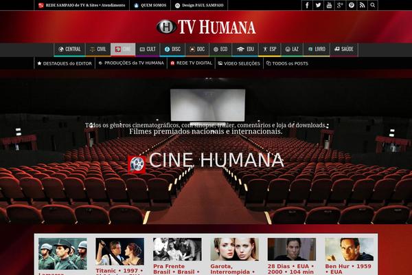 deTube theme site design template sample