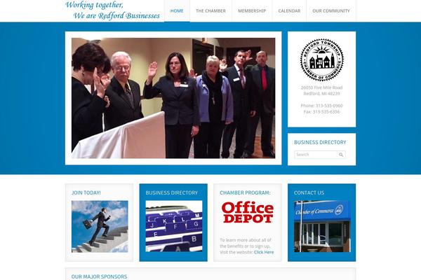 Infinite theme site design template sample