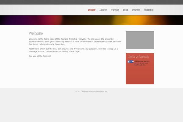 Inspire theme site design template sample