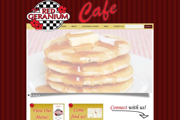 Cuisine theme site design template sample