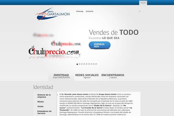 Nova theme site design template sample