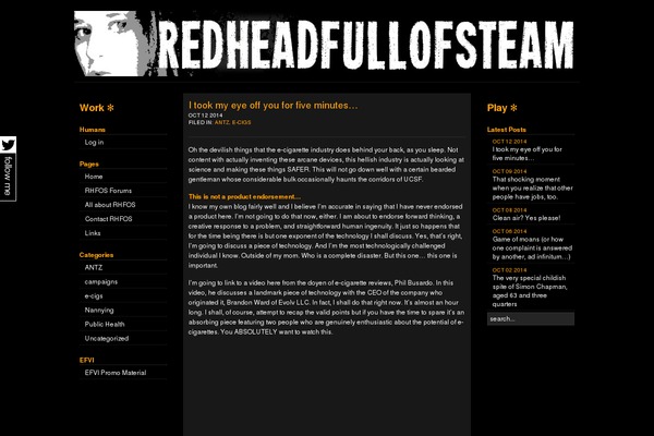 Site using Hide My Site plugin