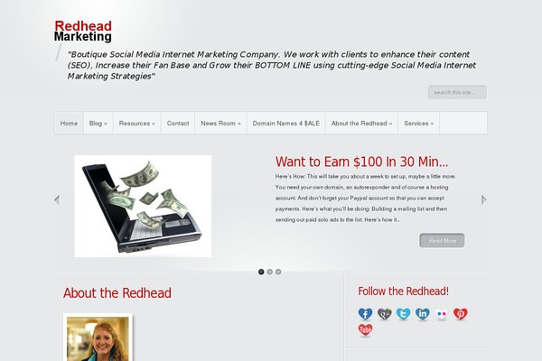 Minimal theme site design template sample