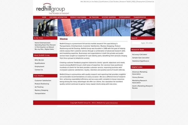 Hybrid theme site design template sample