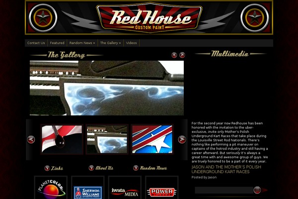 redhousecustompaint.com site used Gamezine
