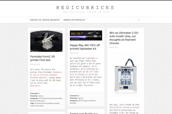 Hoarder theme site design template sample