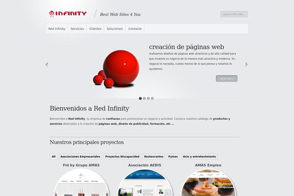 Minimal theme site design template sample