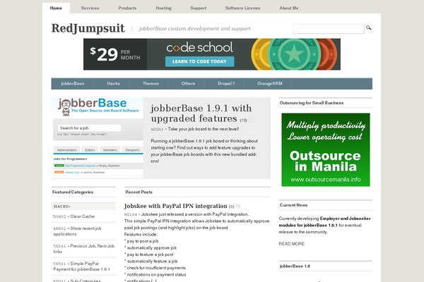 Mimbo theme site design template sample