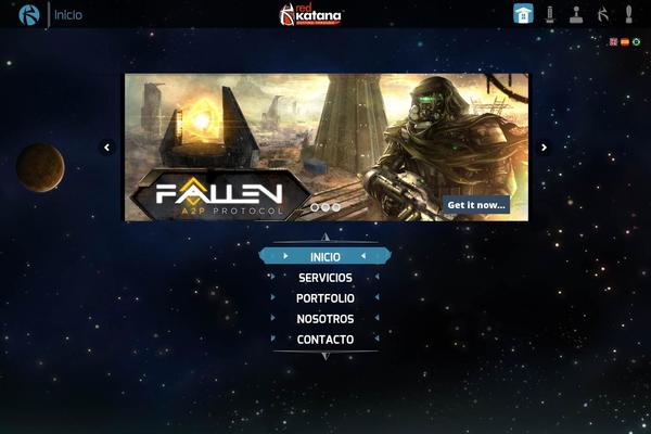 Katana theme site design template sample